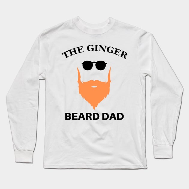 The ginger beard dad Long Sleeve T-Shirt by Ashden